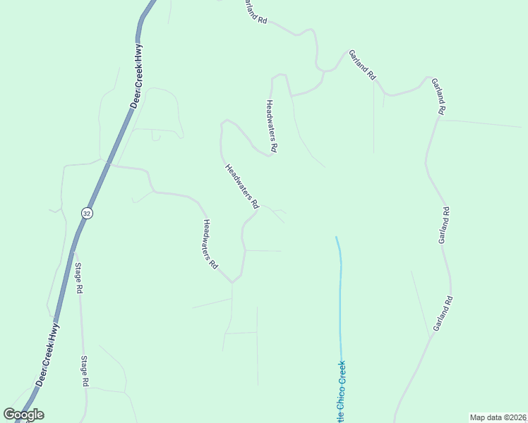 map of restaurants, bars, coffee shops, grocery stores, and more near 5438 Headwaters Road in Forest Ranch