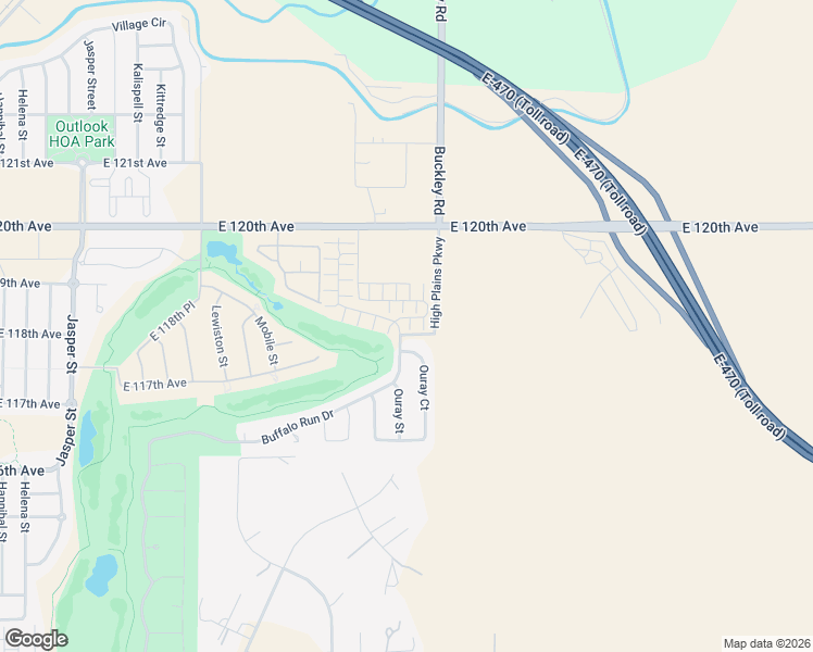 map of restaurants, bars, coffee shops, grocery stores, and more near 16761 East 119th Avenue in Commerce City