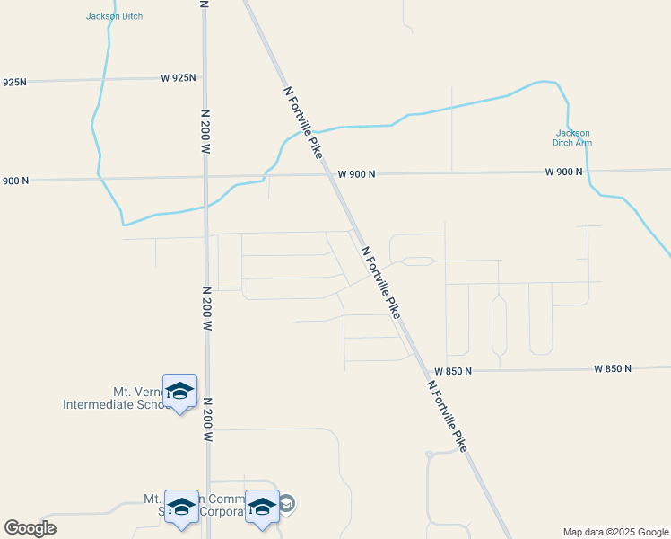 map of restaurants, bars, coffee shops, grocery stores, and more near 8918 North Fortville Pike in Fortville