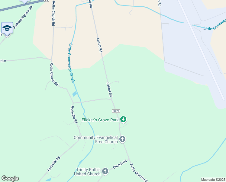 map of restaurants, bars, coffee shops, grocery stores, and more near 401 Labott Road in Spring Grove