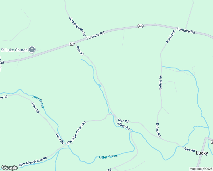 map of restaurants, bars, coffee shops, grocery stores, and more near 10569 Gipe Road in Brogue