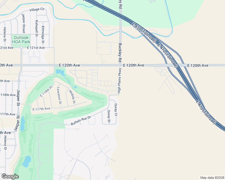 map of restaurants, bars, coffee shops, grocery stores, and more near 16761 East 119th Avenue in Commerce City