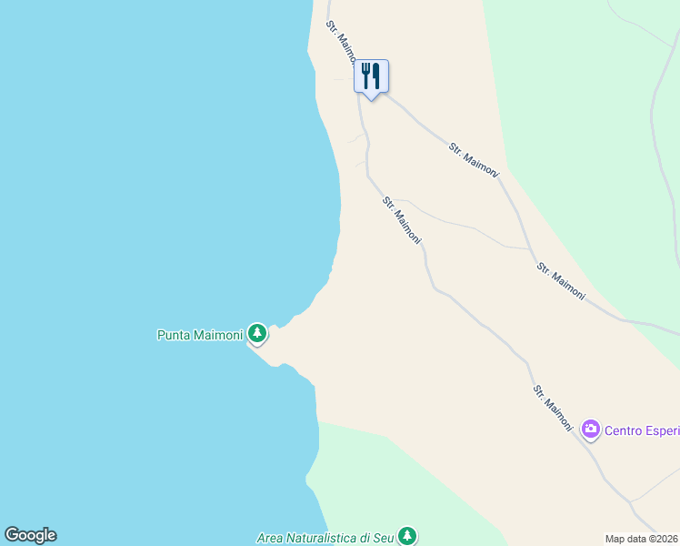 map of restaurants, bars, coffee shops, grocery stores, and more near in Province of Oristano