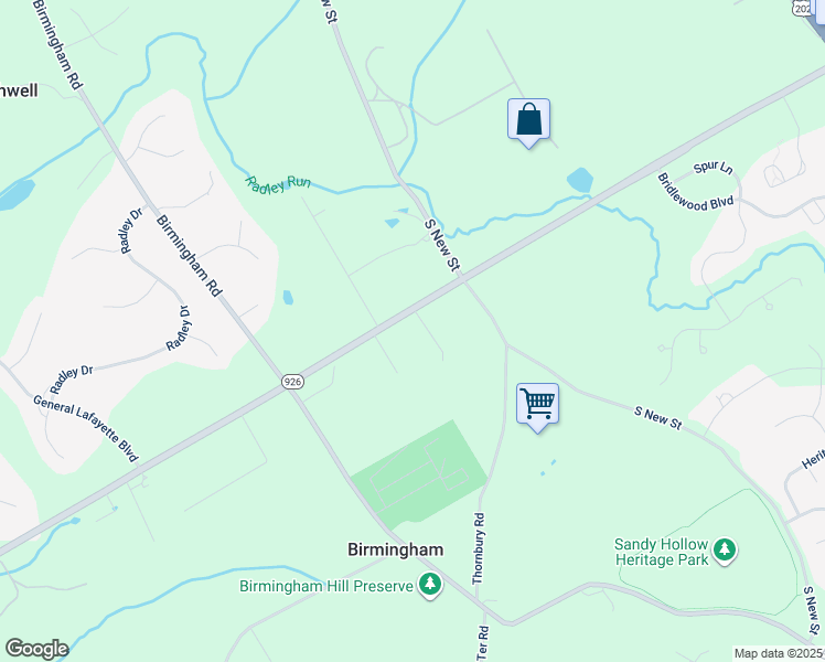 map of restaurants, bars, coffee shops, grocery stores, and more near 878 West Street Road in West Chester