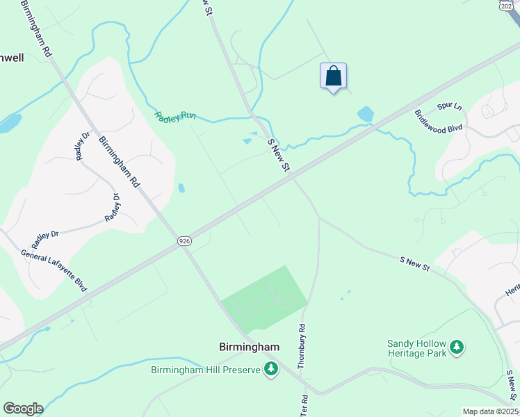 map of restaurants, bars, coffee shops, grocery stores, and more near 878 West Street Road in West Chester