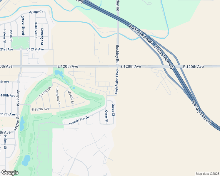 map of restaurants, bars, coffee shops, grocery stores, and more near 16761 East 119th Avenue in Commerce City
