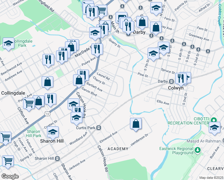 513 Poplar Street, Sharon Hill PA Walk Score