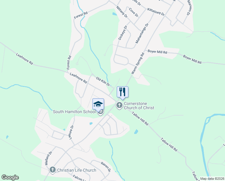 map of restaurants, bars, coffee shops, grocery stores, and more near 927 Bard Drive in Chambersburg