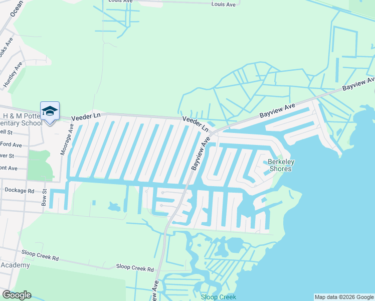 map of restaurants, bars, coffee shops, grocery stores, and more near 71 Ronald Avenue South in Berkeley Township