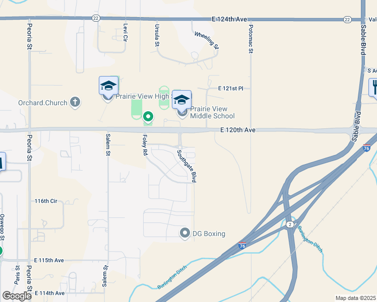 map of restaurants, bars, coffee shops, grocery stores, and more near 713 Prairie Clover Way in Henderson