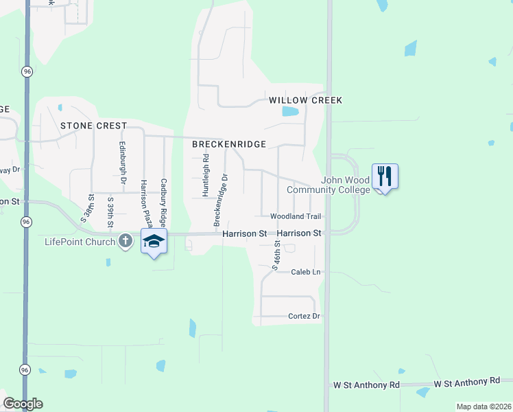 map of restaurants, bars, coffee shops, grocery stores, and more near 1436 Pheasant Run in Quincy