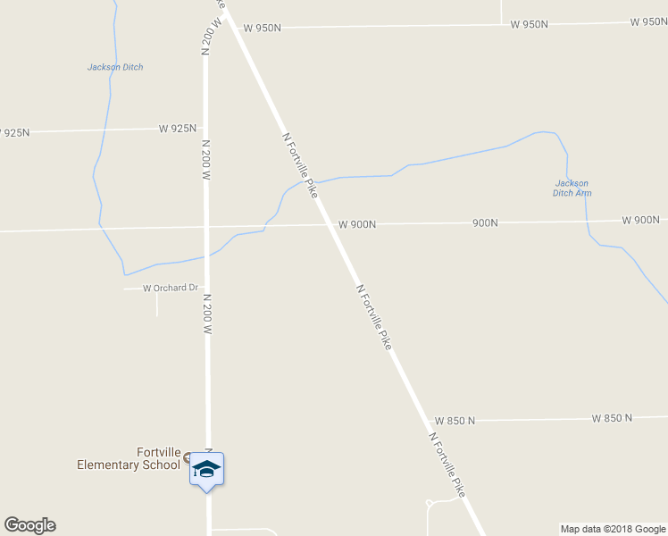 map of restaurants, bars, coffee shops, grocery stores, and more near 8918 North Fortville Pike in Fortville