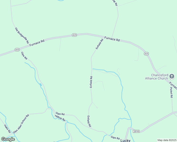 map of restaurants, bars, coffee shops, grocery stores, and more near 10460 Enfield Road in Felton