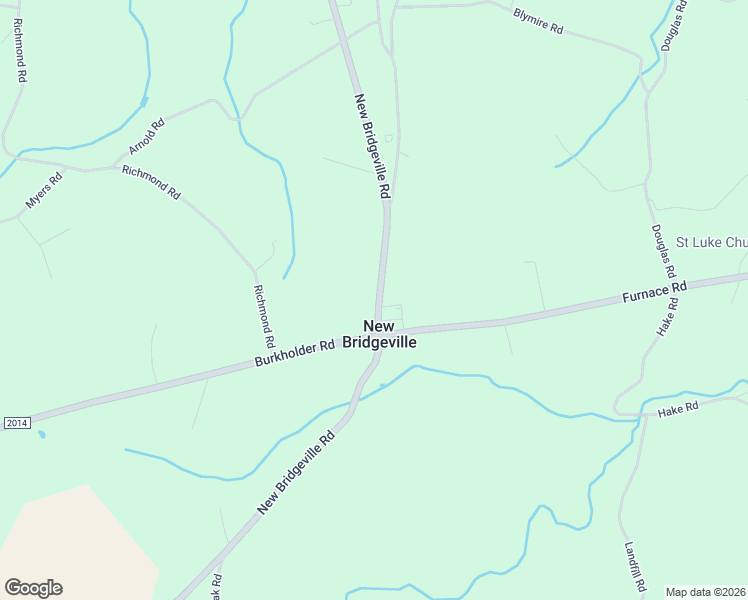 map of restaurants, bars, coffee shops, grocery stores, and more near 1424 New Bridgeville Road in Red Lion