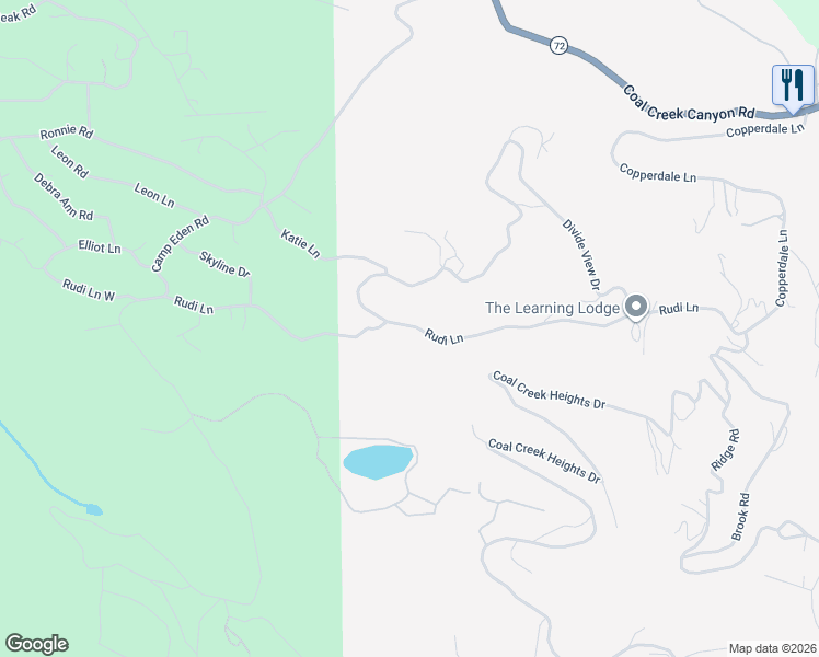 map of restaurants, bars, coffee shops, grocery stores, and more near 799 Rudi Lane in Golden