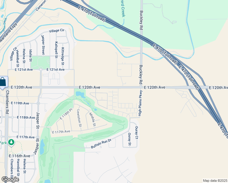 map of restaurants, bars, coffee shops, grocery stores, and more near 16461 East 119th Way in Commerce City