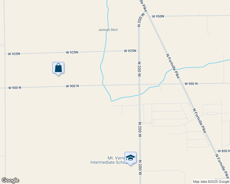 map of restaurants, bars, coffee shops, grocery stores, and more near 2176 West Orchard Drive in Fortville