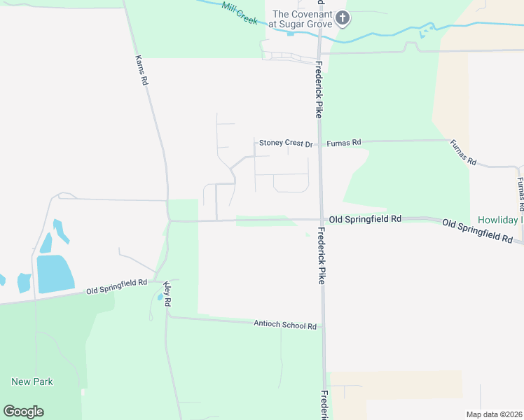 map of restaurants, bars, coffee shops, grocery stores, and more near 182 Preakness Drive in Vandalia