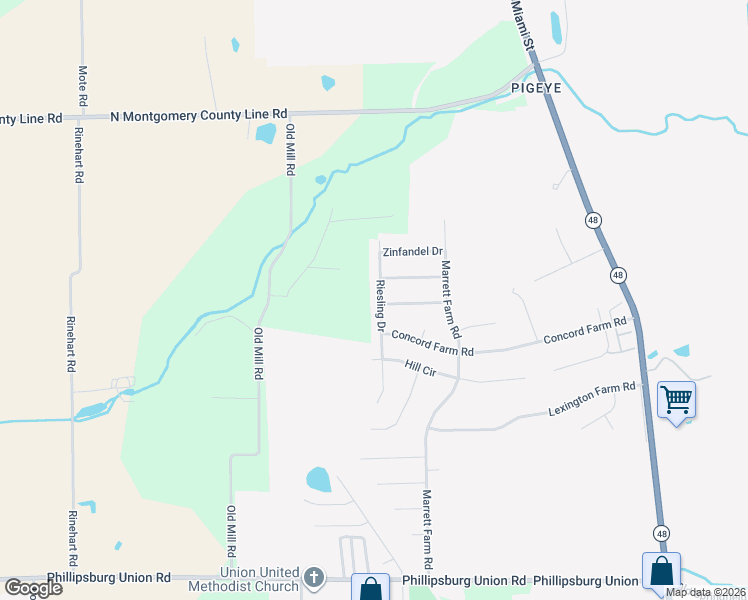 map of restaurants, bars, coffee shops, grocery stores, and more near 219 Riesling Drive in Union