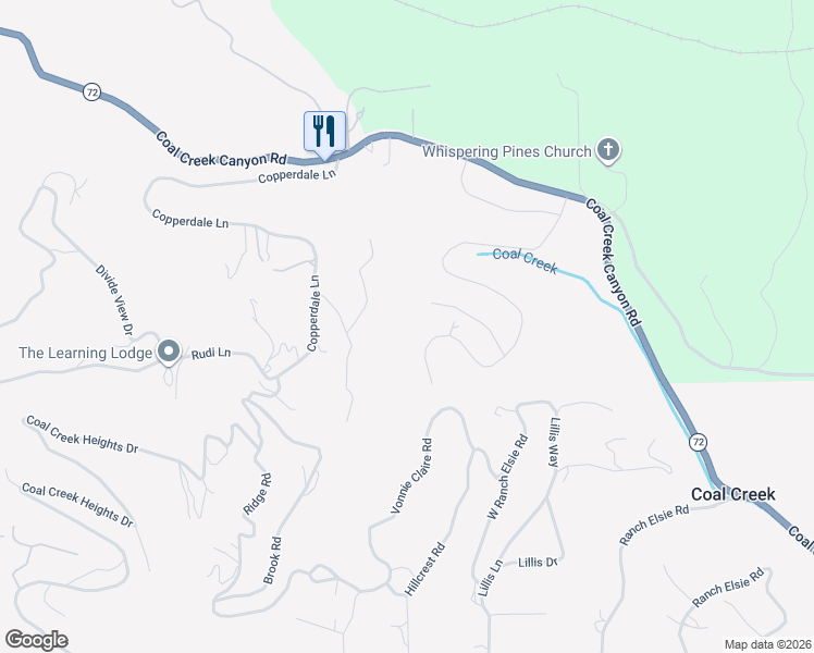 map of restaurants, bars, coffee shops, grocery stores, and more near 666 Crescent Lake Road in Golden