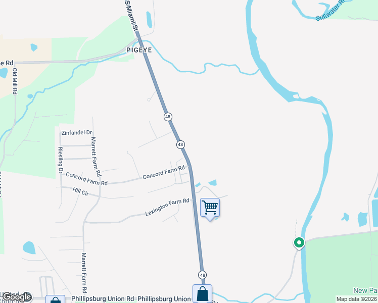 map of restaurants, bars, coffee shops, grocery stores, and more near 811 North Main Street in Union