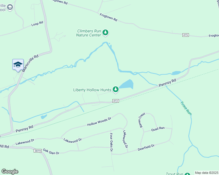 map of restaurants, bars, coffee shops, grocery stores, and more near 23 Wendy Drive in Pequea