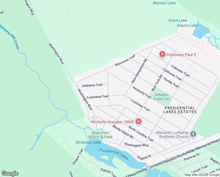 map of restaurants, bars, coffee shops, grocery stores, and more near 11 South Carolina Road in Pemberton Township