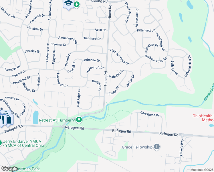 map of restaurants, bars, coffee shops, grocery stores, and more near 3317 Wigham Court in Pickerington