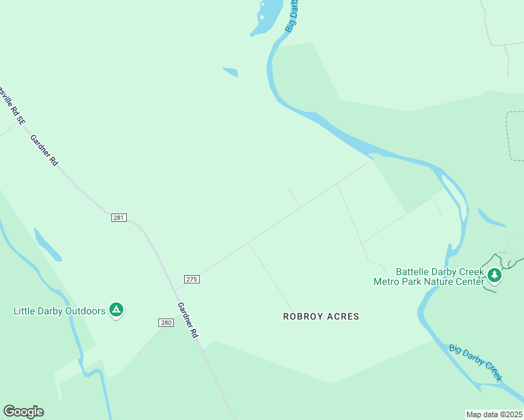 map of restaurants, bars, coffee shops, grocery stores, and more near 8810 Riebel Road in Galloway