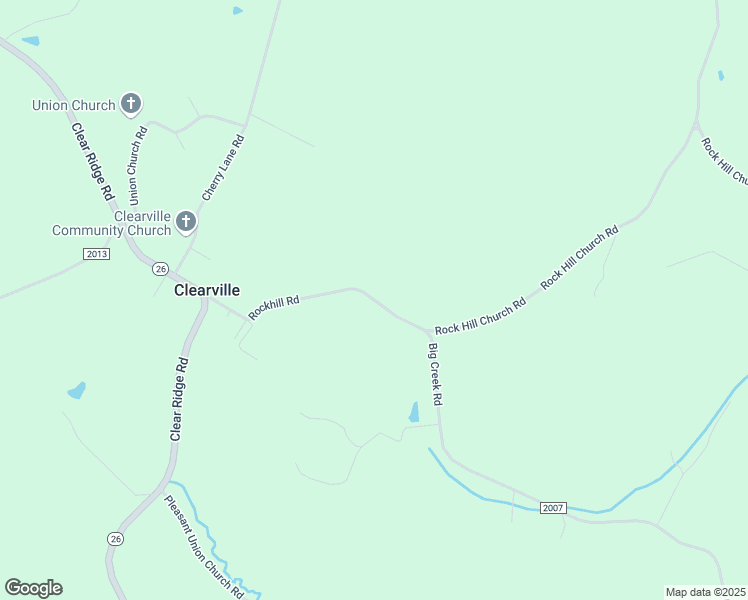 map of restaurants, bars, coffee shops, grocery stores, and more near 268 Rock Hill Church Road in Clearville