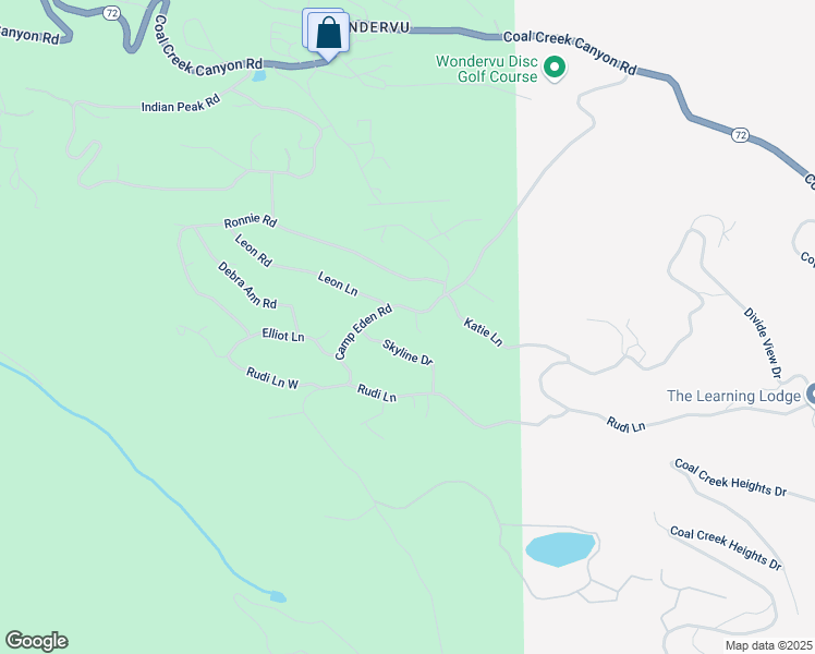 map of restaurants, bars, coffee shops, grocery stores, and more near 805 Camp Eden Road in Golden
