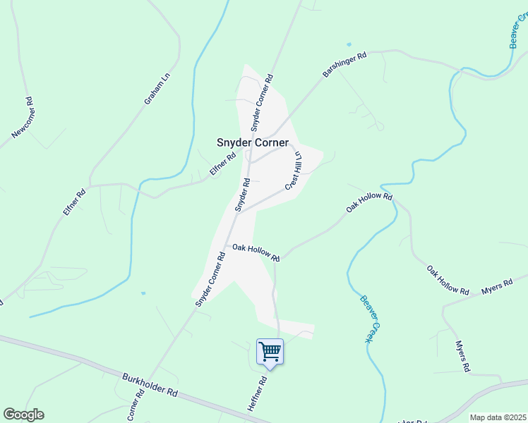 map of restaurants, bars, coffee shops, grocery stores, and more near 1359 Snyder Corner Road in Red Lion