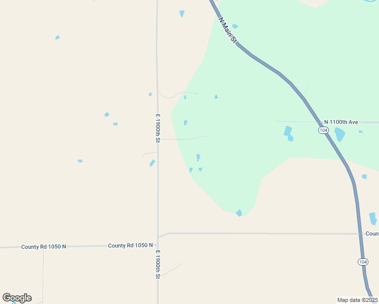 map of restaurants, bars, coffee shops, grocery stores, and more near 1086 East 1900th Street in Liberty