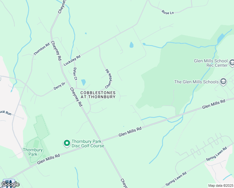 map of restaurants, bars, coffee shops, grocery stores, and more near 16 Chelsea Court in Delaware County