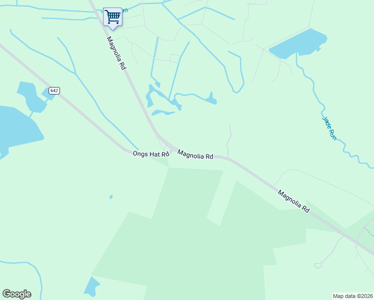 map of restaurants, bars, coffee shops, grocery stores, and more near 587 Magnolia Road in Pemberton
