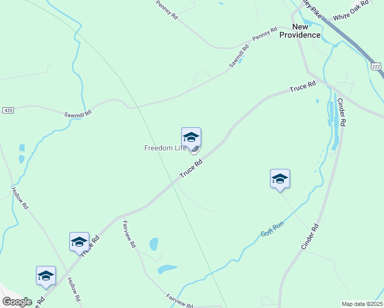 map of restaurants, bars, coffee shops, grocery stores, and more near 137 Lr 36015 in New Providence