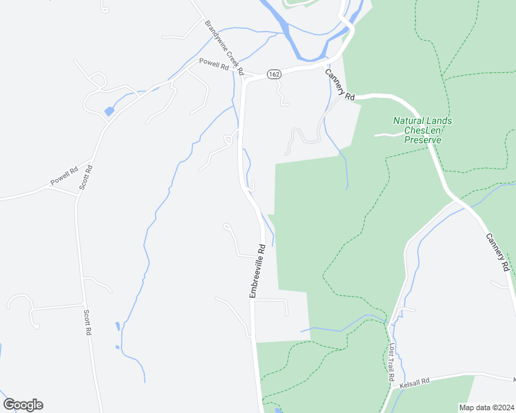 map of restaurants, bars, coffee shops, grocery stores, and more near 1568 Embreeville Road in Coatesville