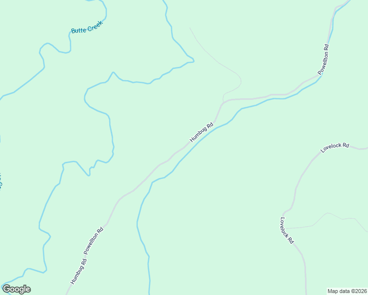 map of restaurants, bars, coffee shops, grocery stores, and more near Humbug Road in Butte County