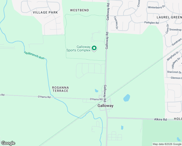 map of restaurants, bars, coffee shops, grocery stores, and more near 1860 Galloway Road in Galloway