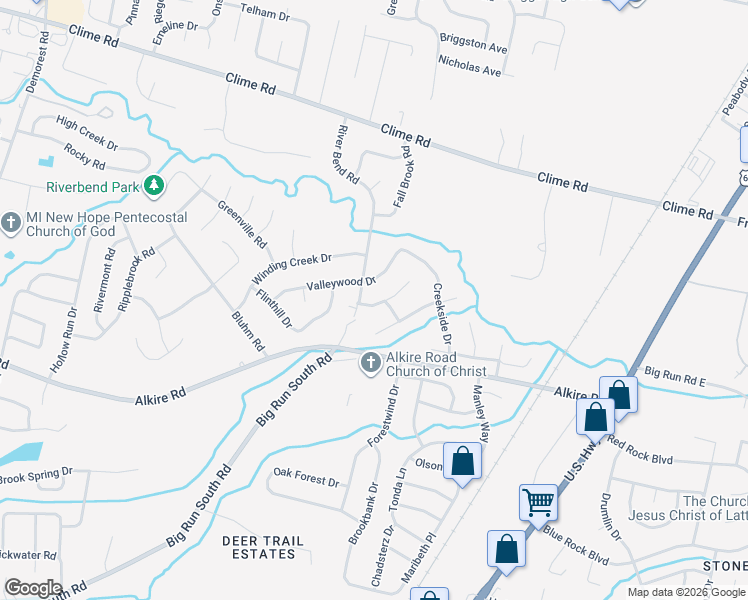 map of restaurants, bars, coffee shops, grocery stores, and more near 3109 Musket Ridge Drive in Columbus