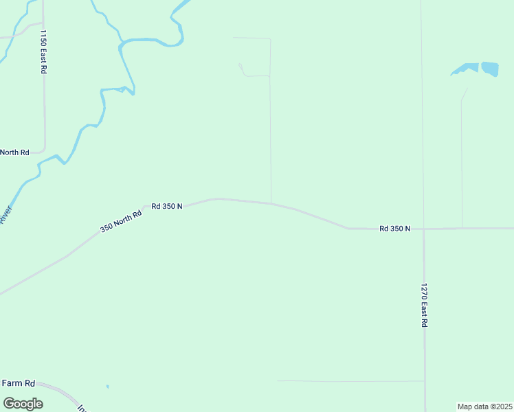 map of restaurants, bars, coffee shops, grocery stores, and more near 12101-12199 East 350 North Road in Indianola