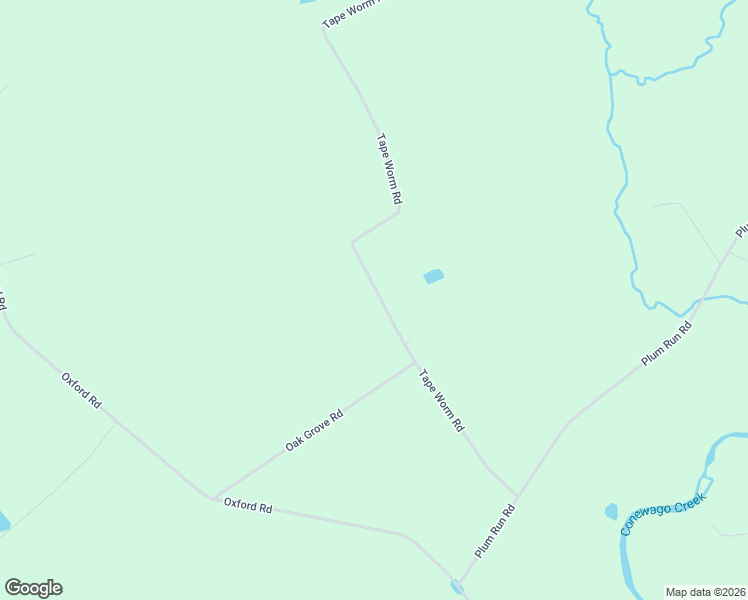 map of restaurants, bars, coffee shops, grocery stores, and more near 298 Tape Worm Road in New Oxford