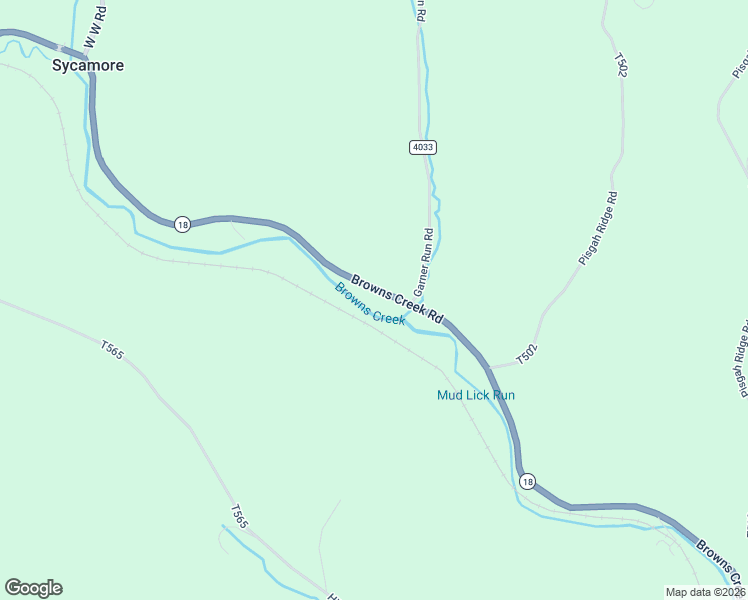 map of restaurants, bars, coffee shops, grocery stores, and more near 551 Browns Creek Road in Waynesburg