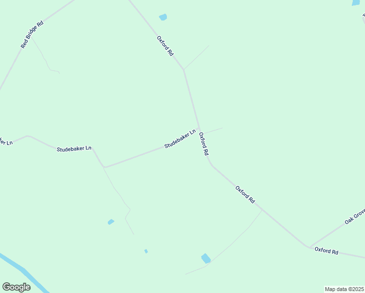 map of restaurants, bars, coffee shops, grocery stores, and more near 555 Studebaker Lane in New Oxford