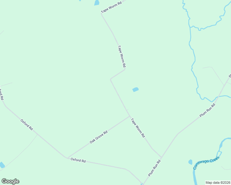 map of restaurants, bars, coffee shops, grocery stores, and more near 298 Tape Worm Road in New Oxford