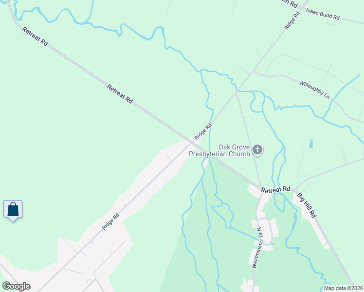 map of restaurants, bars, coffee shops, grocery stores, and more near 140 Retreat Road in Southampton Township