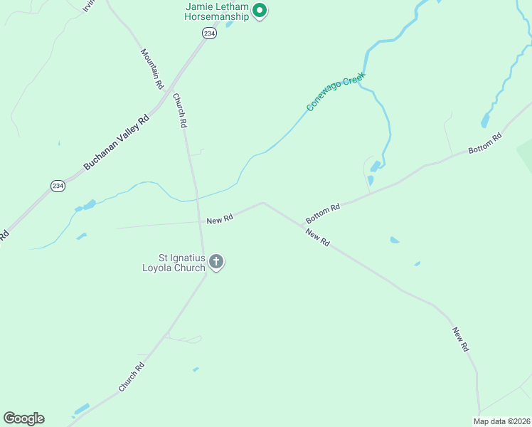 map of restaurants, bars, coffee shops, grocery stores, and more near 1466 New Road in Orrtanna