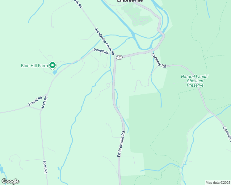 map of restaurants, bars, coffee shops, grocery stores, and more near 1578 Embreeville Road in Coatesville