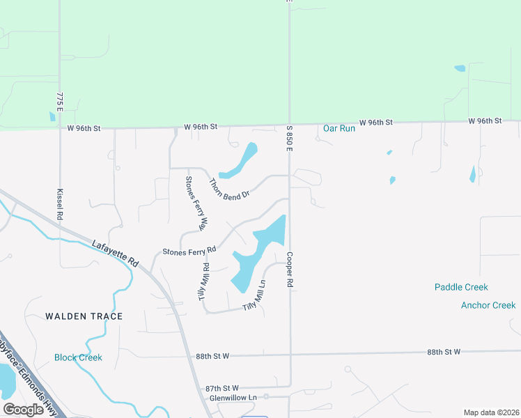 map of restaurants, bars, coffee shops, grocery stores, and more near 8256 Stones Ferry Road in Indianapolis