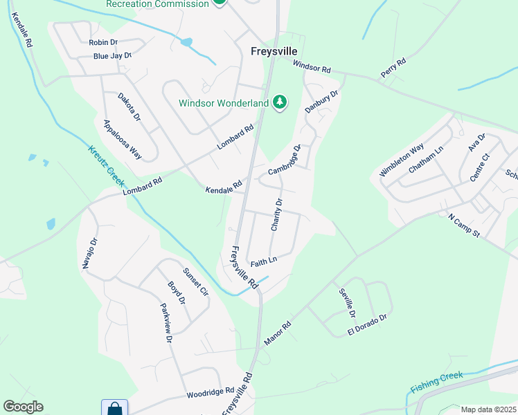 map of restaurants, bars, coffee shops, grocery stores, and more near 2002 Hope Drive in Red Lion